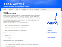 Tablet Screenshot of aida-austria.at